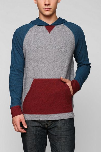 Urban Outfitters Bdg Colorblock Winterlight Pullover Hoodie Sweatshirt ...