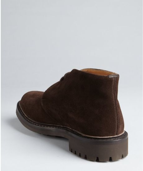 brown suede chukka boots mens