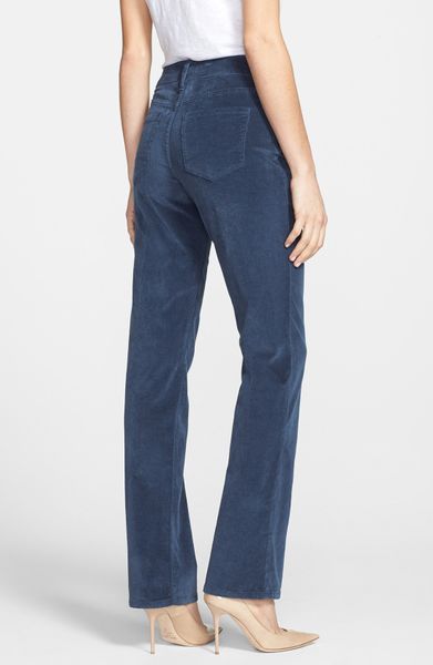 women's blue corduroy pants