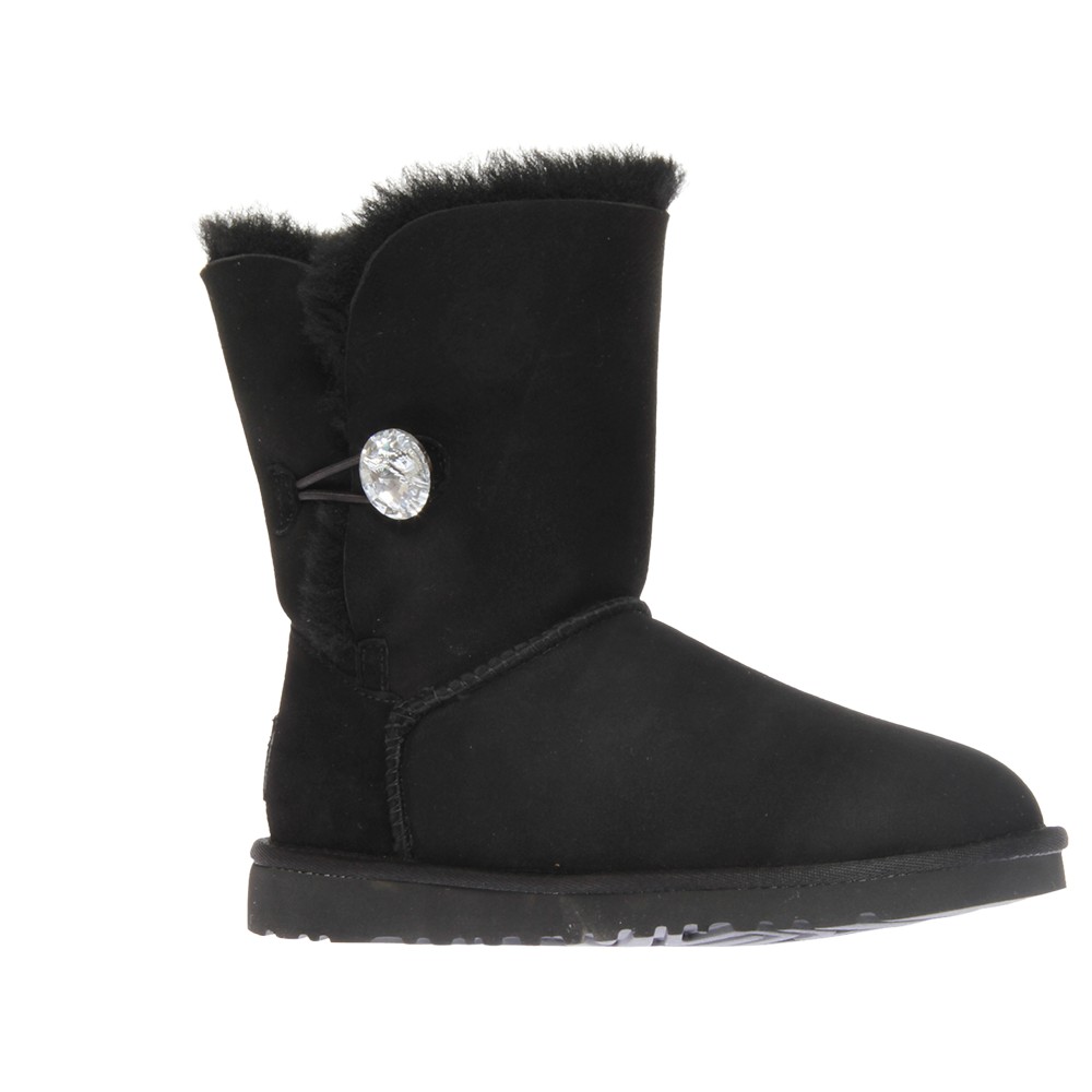 Ugg Bailey Bling Swarovski Button Boots In Black Lyst