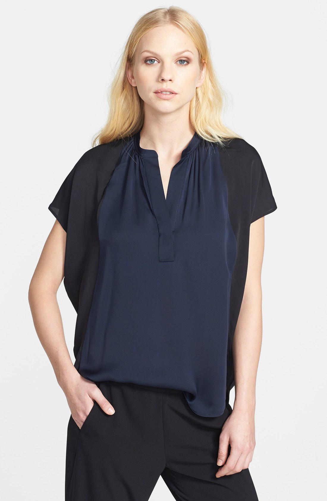 neo noir vince knit blouse