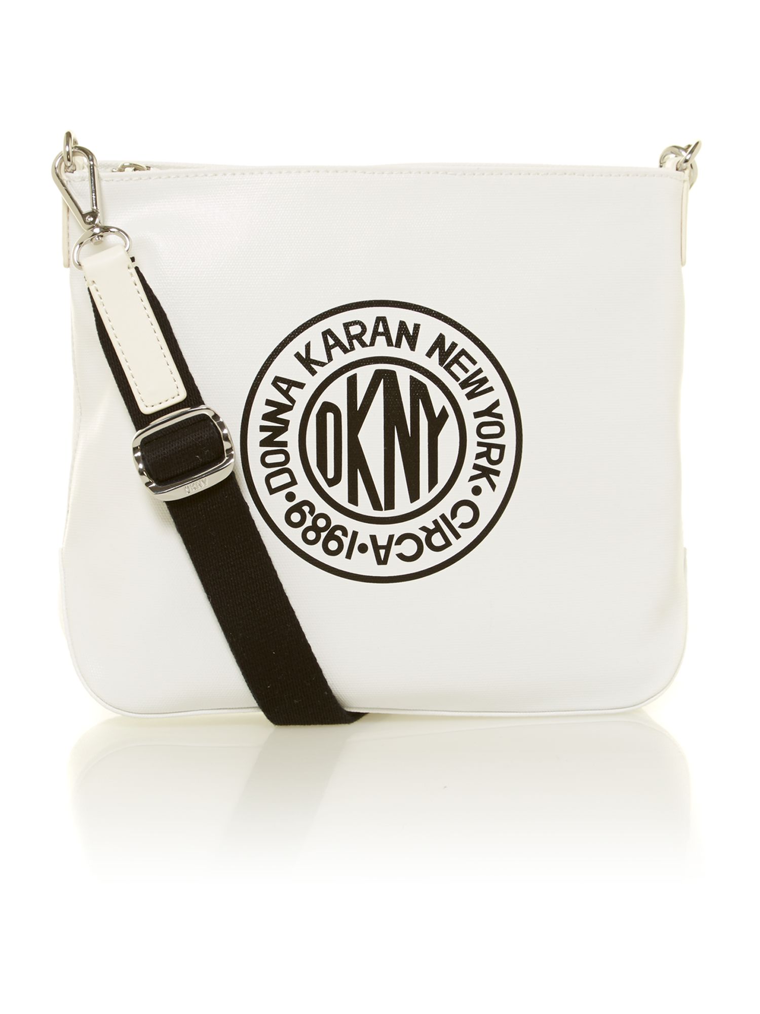 Dkny Multi Canvas Logo Crossbody Bag in Multicolor (MultiColoured) Lyst