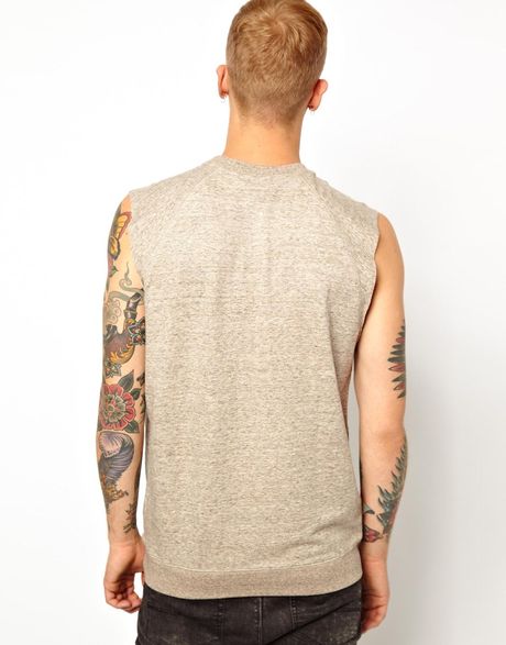 the rock sleeveless sweatshirt