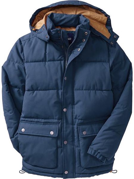 Old Navy Frost Free Detachablehood Coats in Blue for Men (Arctic Depth ...