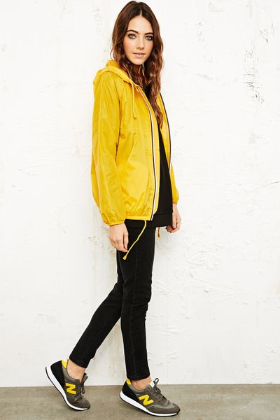 Urban Outfitters Kway Claudette Waterproof Jacket In Yellow in Yellow ...