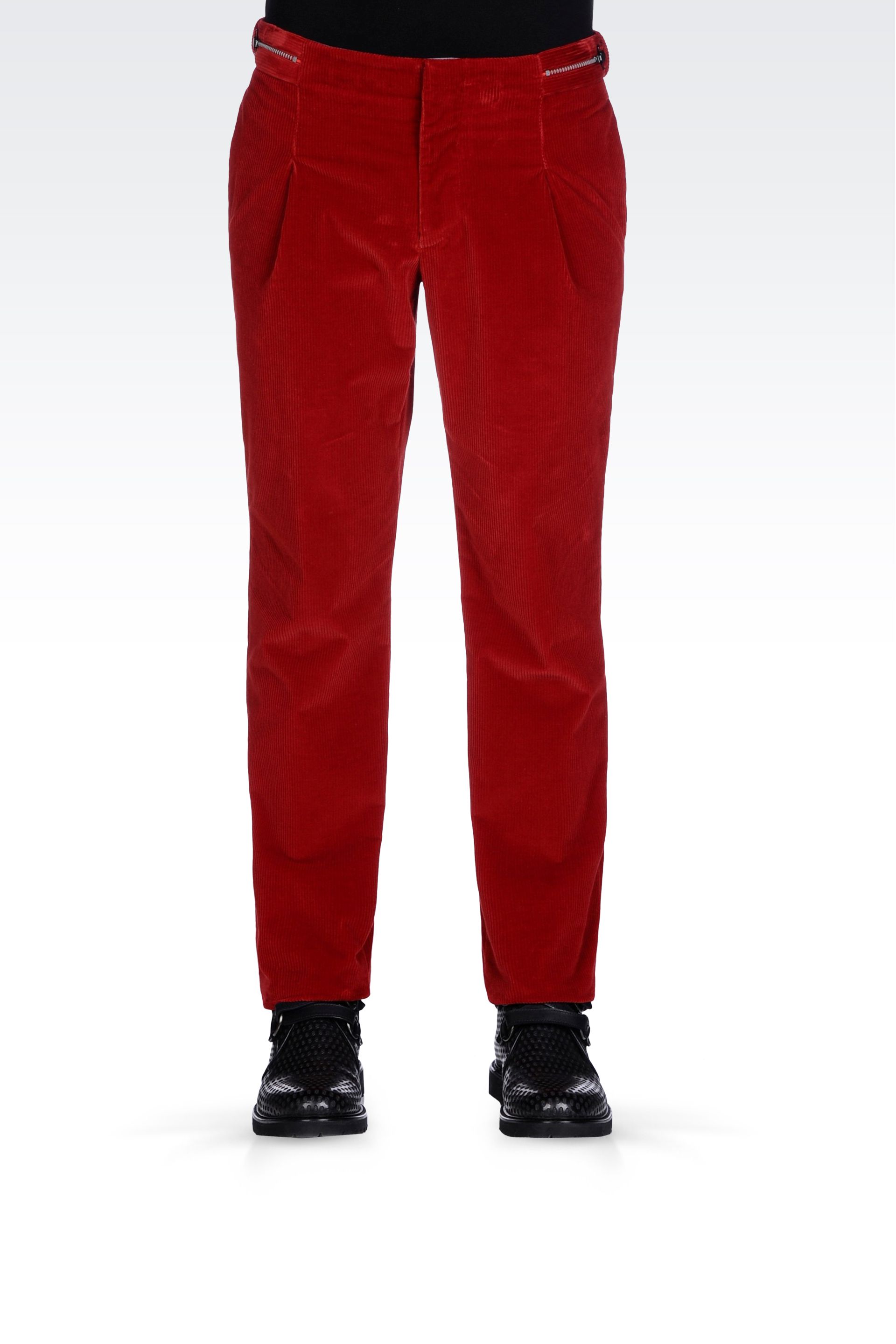 boys red corduroy pants