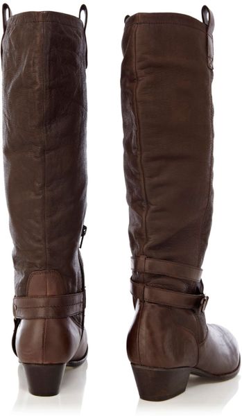 oasis knee high leather boots