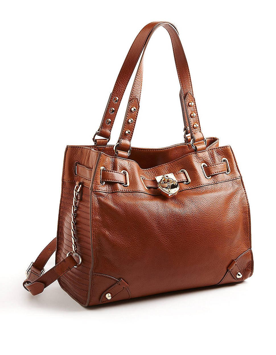 Juicy Couture Daydreamer Leather Crossbody Tote Bag in Brown (cognac)