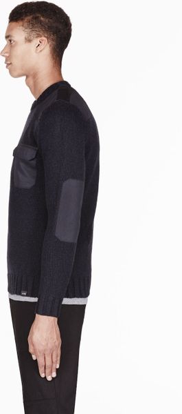 apc navy sweater