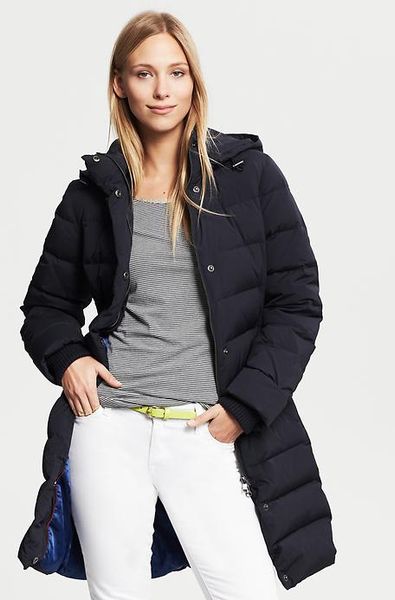 banana republic navy coat