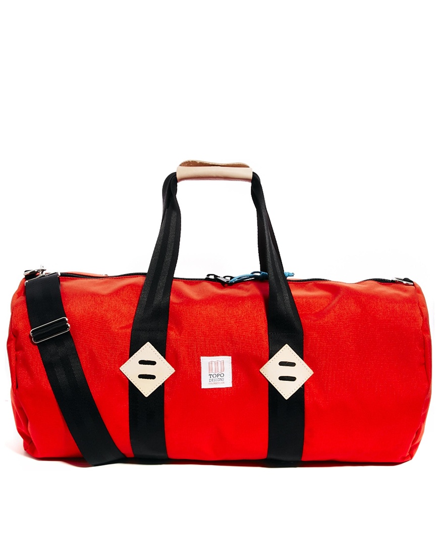 duffle bag orange