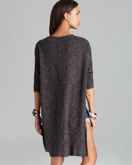 Free People Cardigan Tgif in Black | Lyst