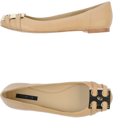 beige ballet flats patent leather