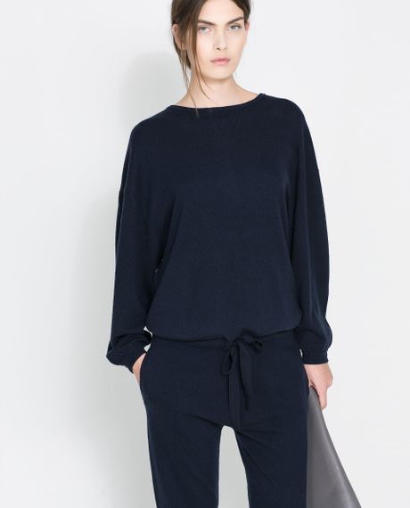 knitted tracksuit zara