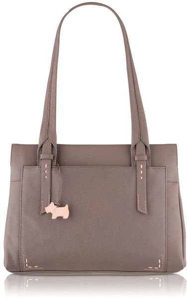 Radley Barnsley Grey Leather Medium Shoulder Bag in Gray (Grey) | Lyst