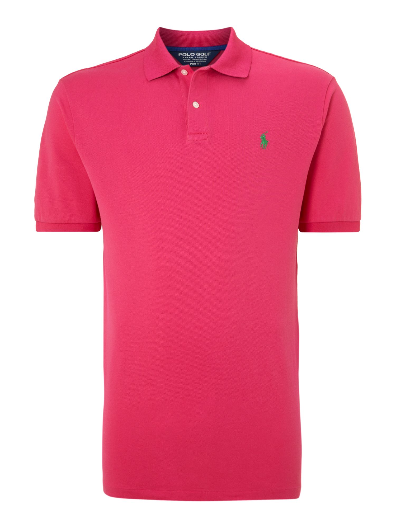 Ralph Lauren Golf Contrast Collar Polo Shirt in Red for Men (Royal Blue
