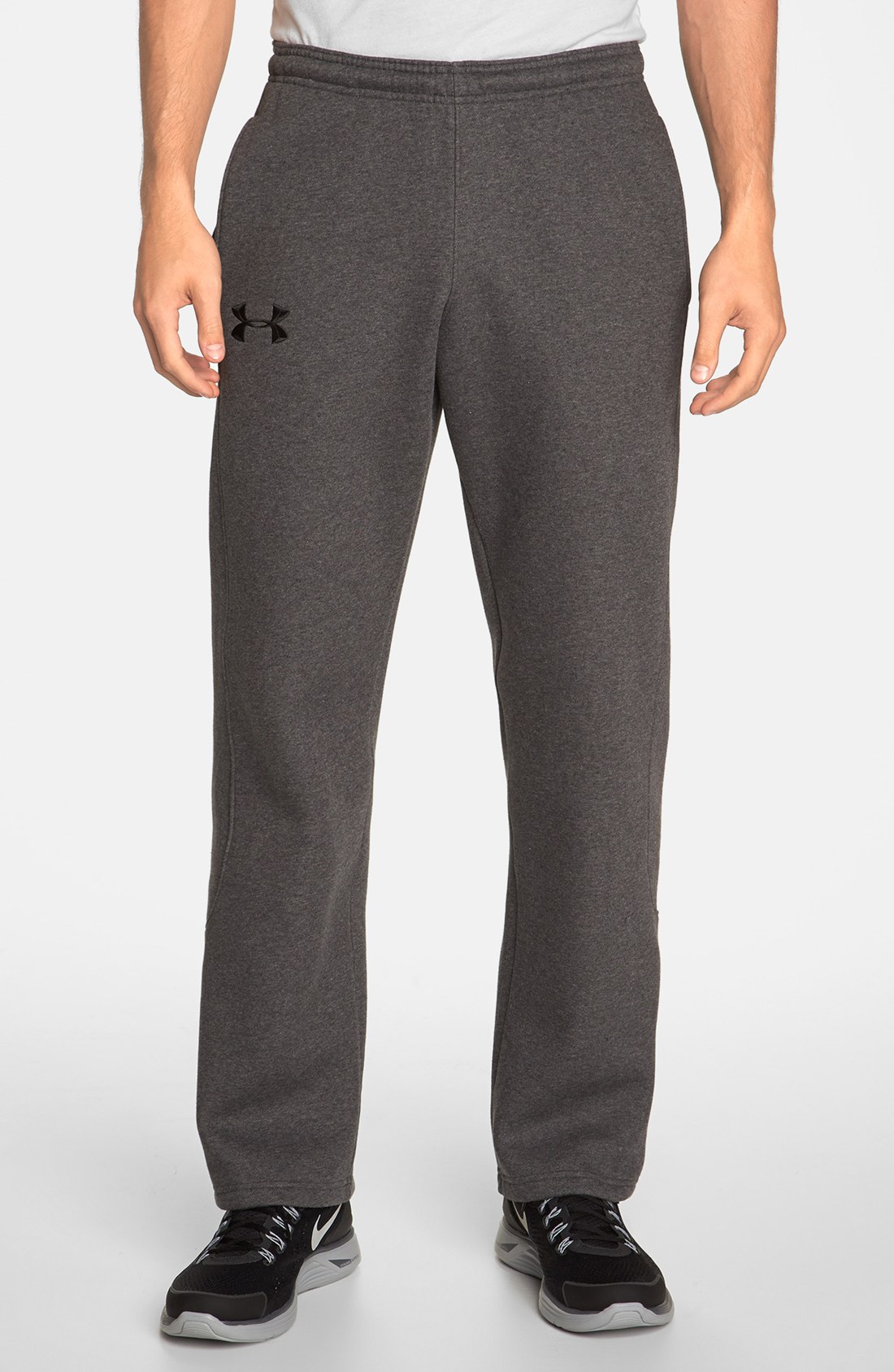 Under Armour Charged Cotton Storm Pants in Gray for Men (Carbon Grey Heather/ Black) Lyst