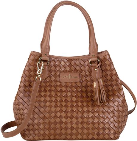 cole haan weave handbag