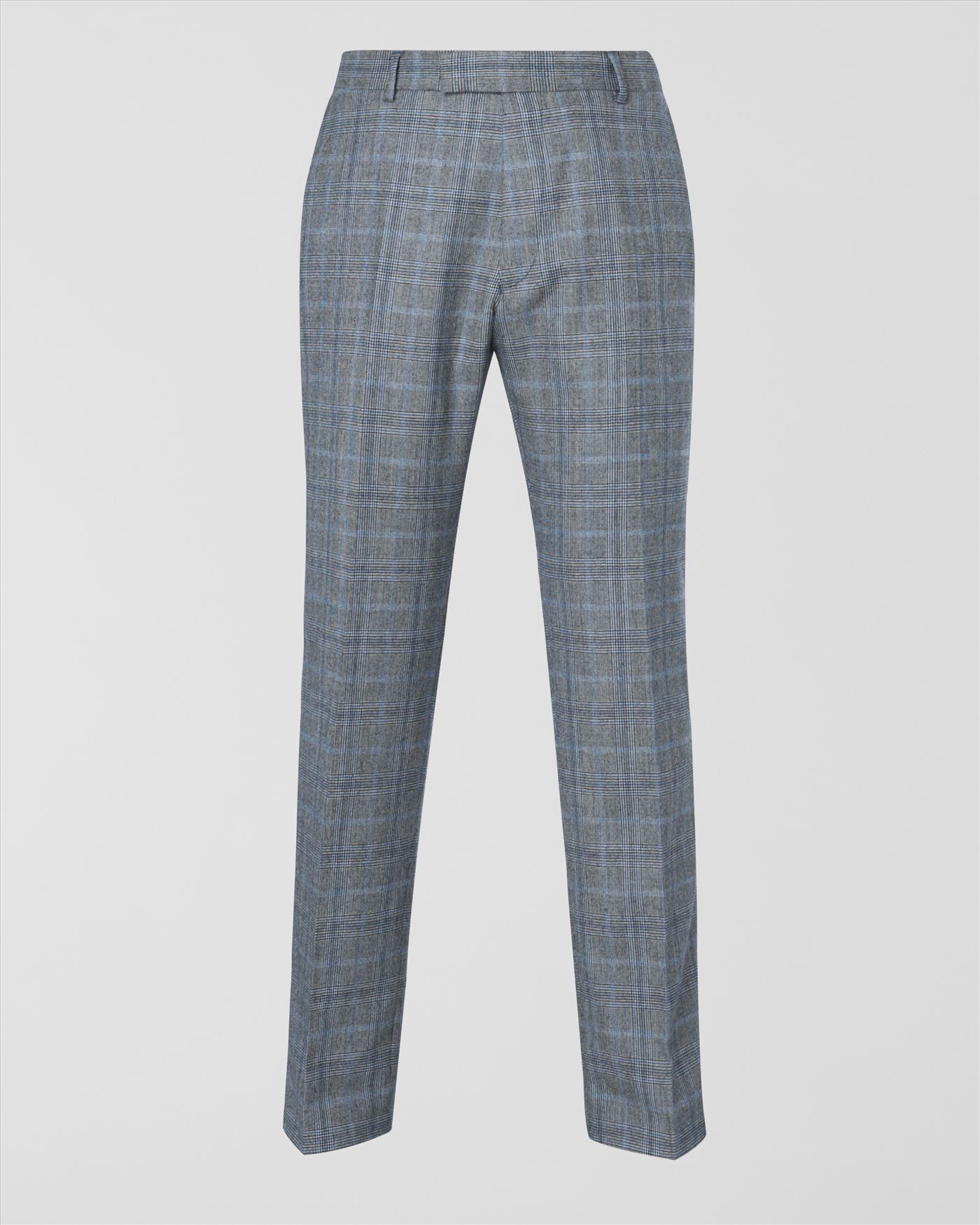 mens red check trousers