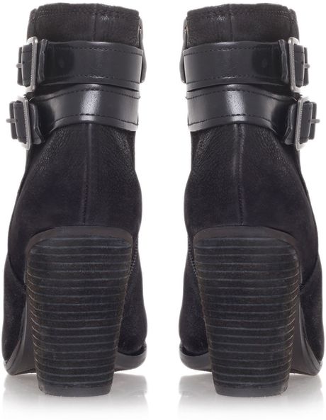 vince camuto black high heel boots