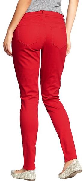 Old Navy The Sweetheart Pop Color Skinny Jeans in Red (Robbie Red)