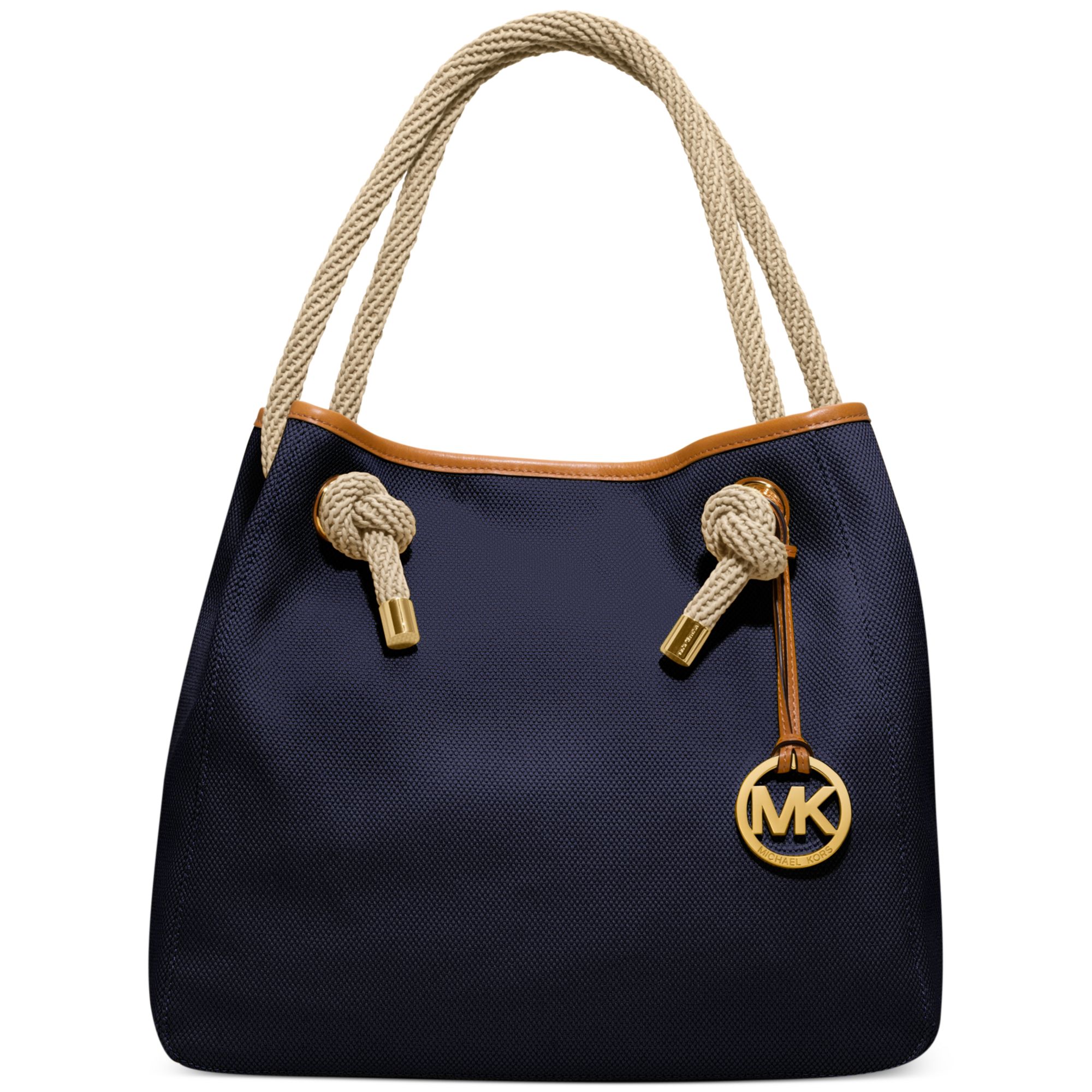 Michael Kors Marina Large Grab Bag in Blue (NAVY)