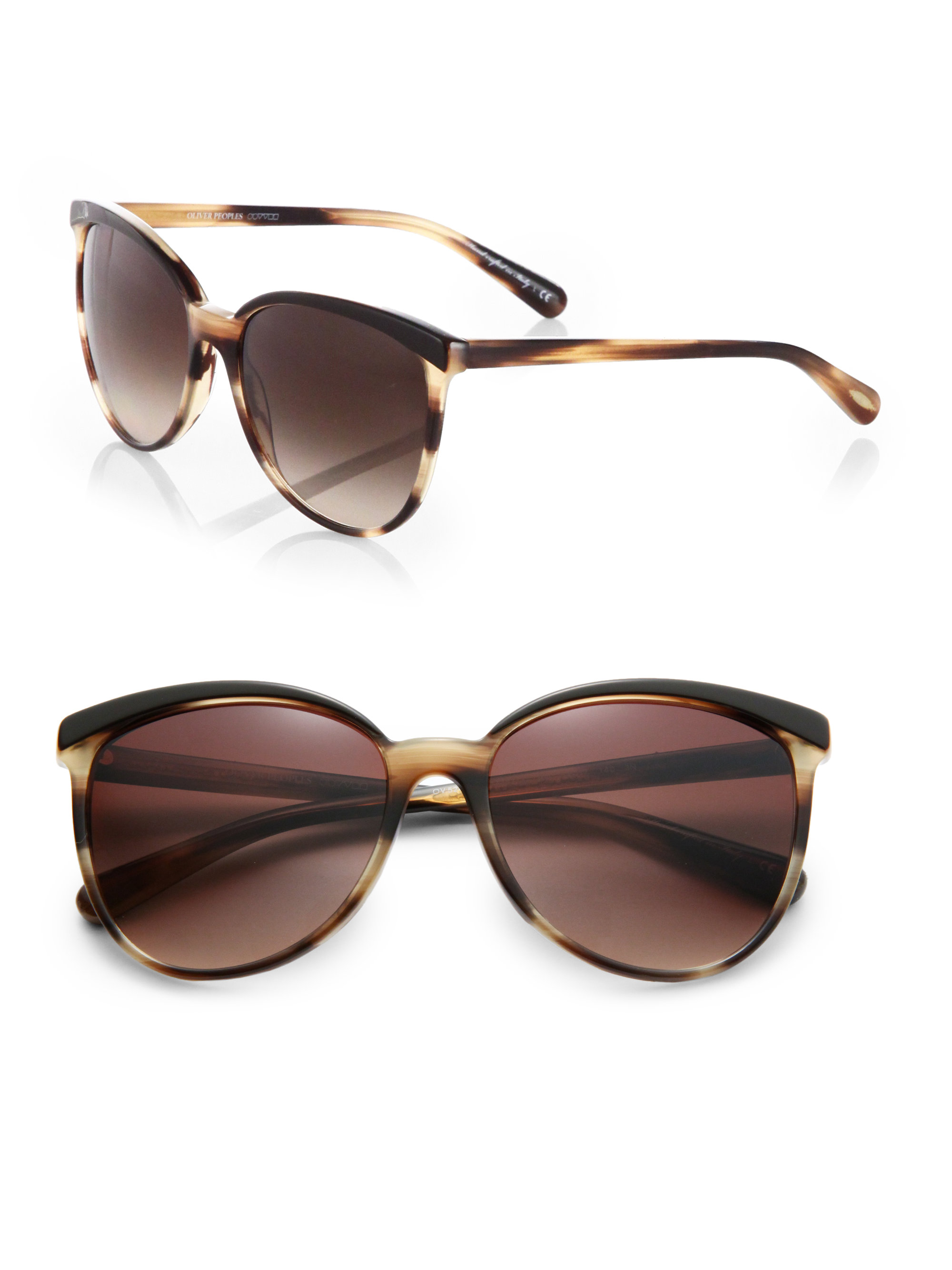 Oliver Peoples Ria 58Mm Oversized Sunglasses in Brown Lyst