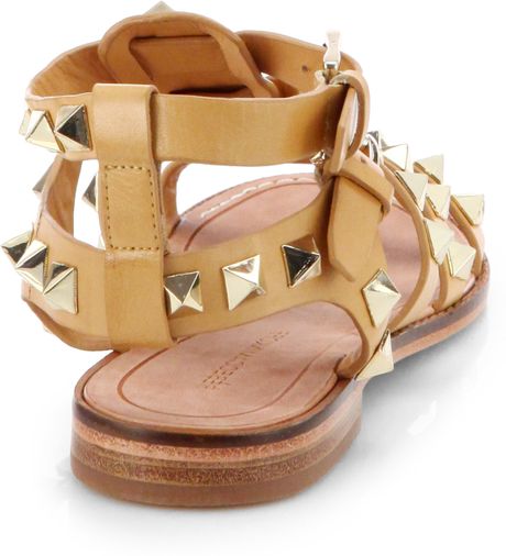 nude gladiator sandals