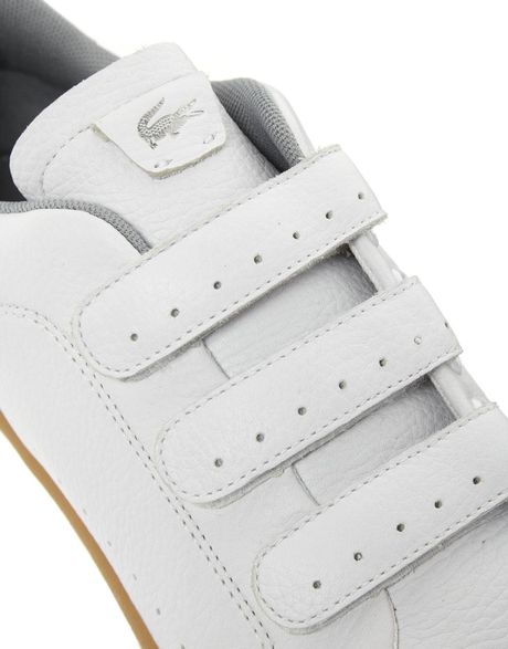lacoste trainers with velcro