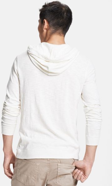 White Sierra Sugarloaf Hoodie Pullover - Cotton Jersey Knit (For Women