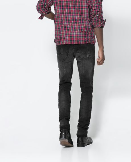 zara black jeans men