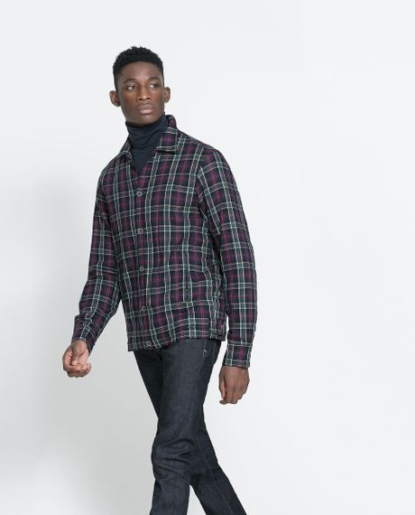 zara man overshirt