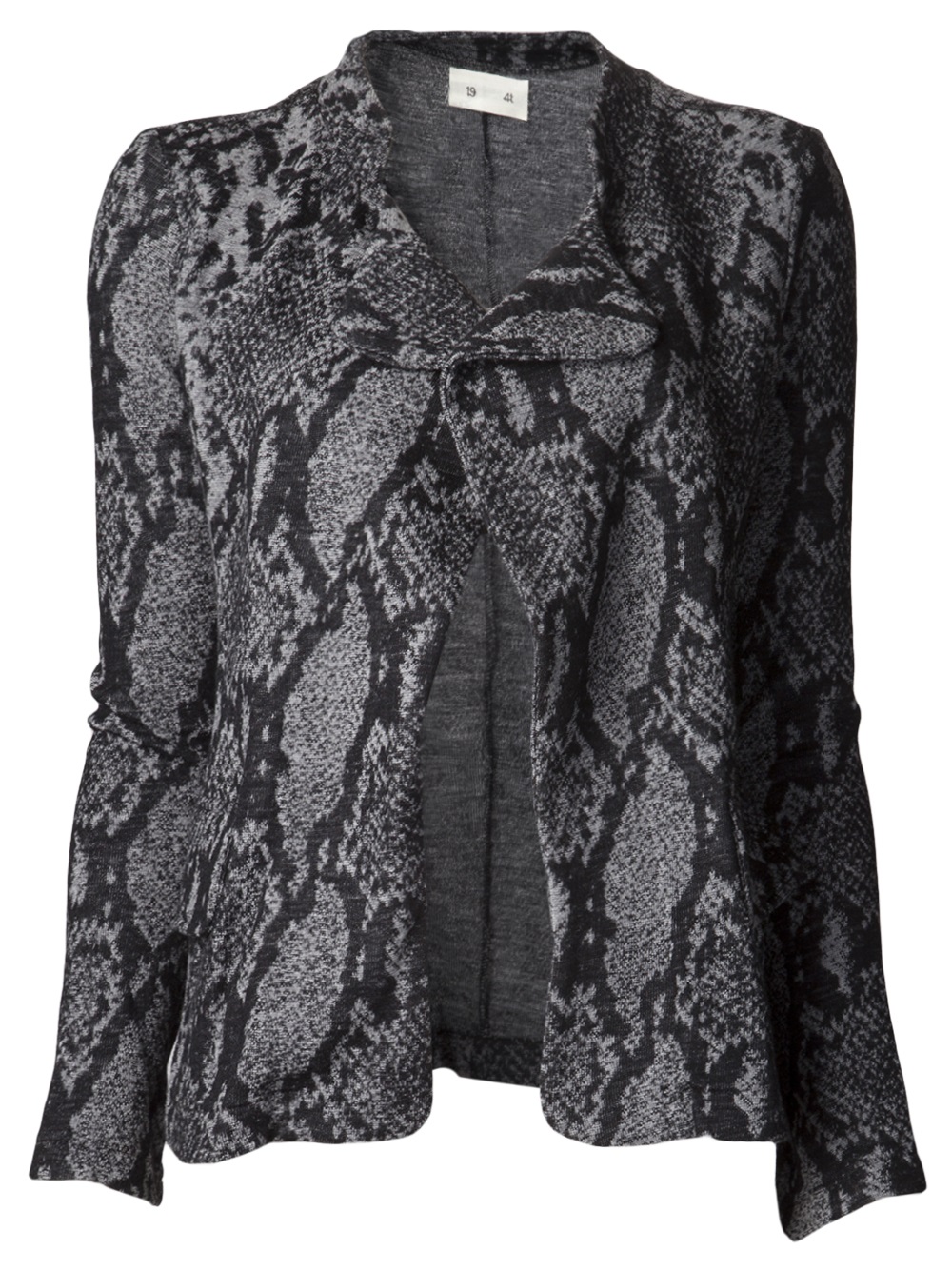 snake skin cardigan