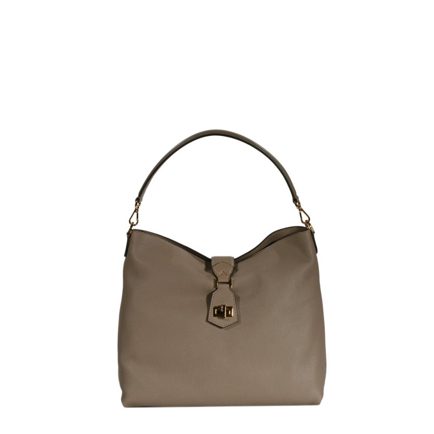 Fendi Handbag Fashion Leather Hobo in Gray (Dove grey) | Lyst