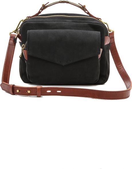 madewell abroad shoulder bag black