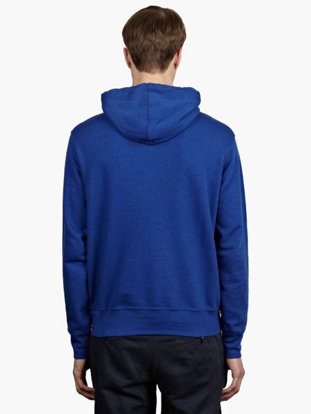 ralph lauren royal blue hoodie