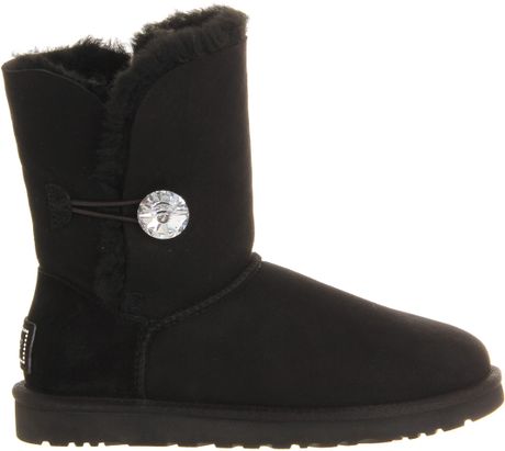ugg bailey button short black