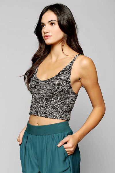 Urban Outfitters Staring At Stars Marled Bralette in Black (BLACK ...