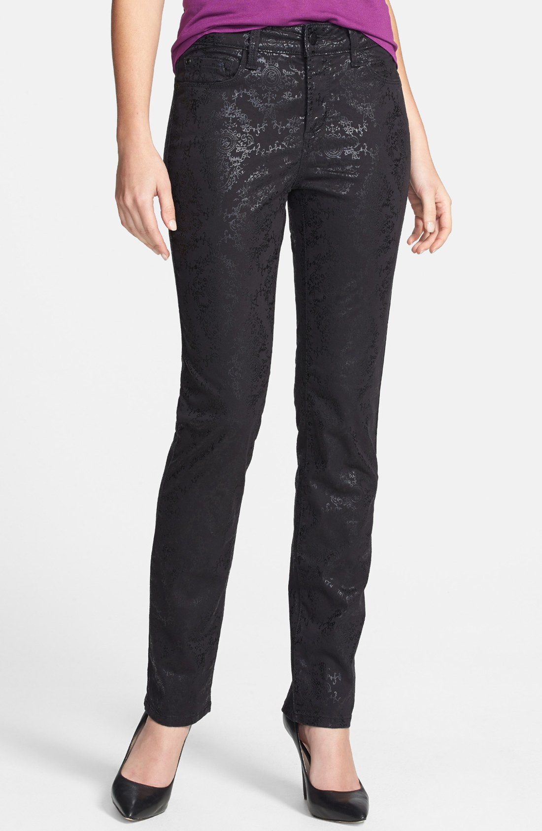 nydj black jeans