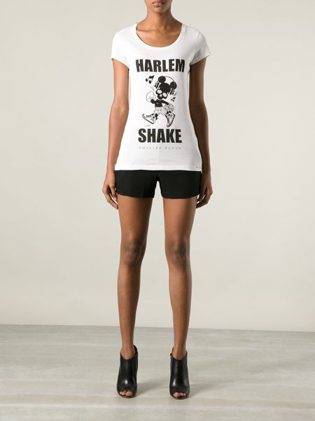 Philipp Plein Harlem Shake T-shirt in White