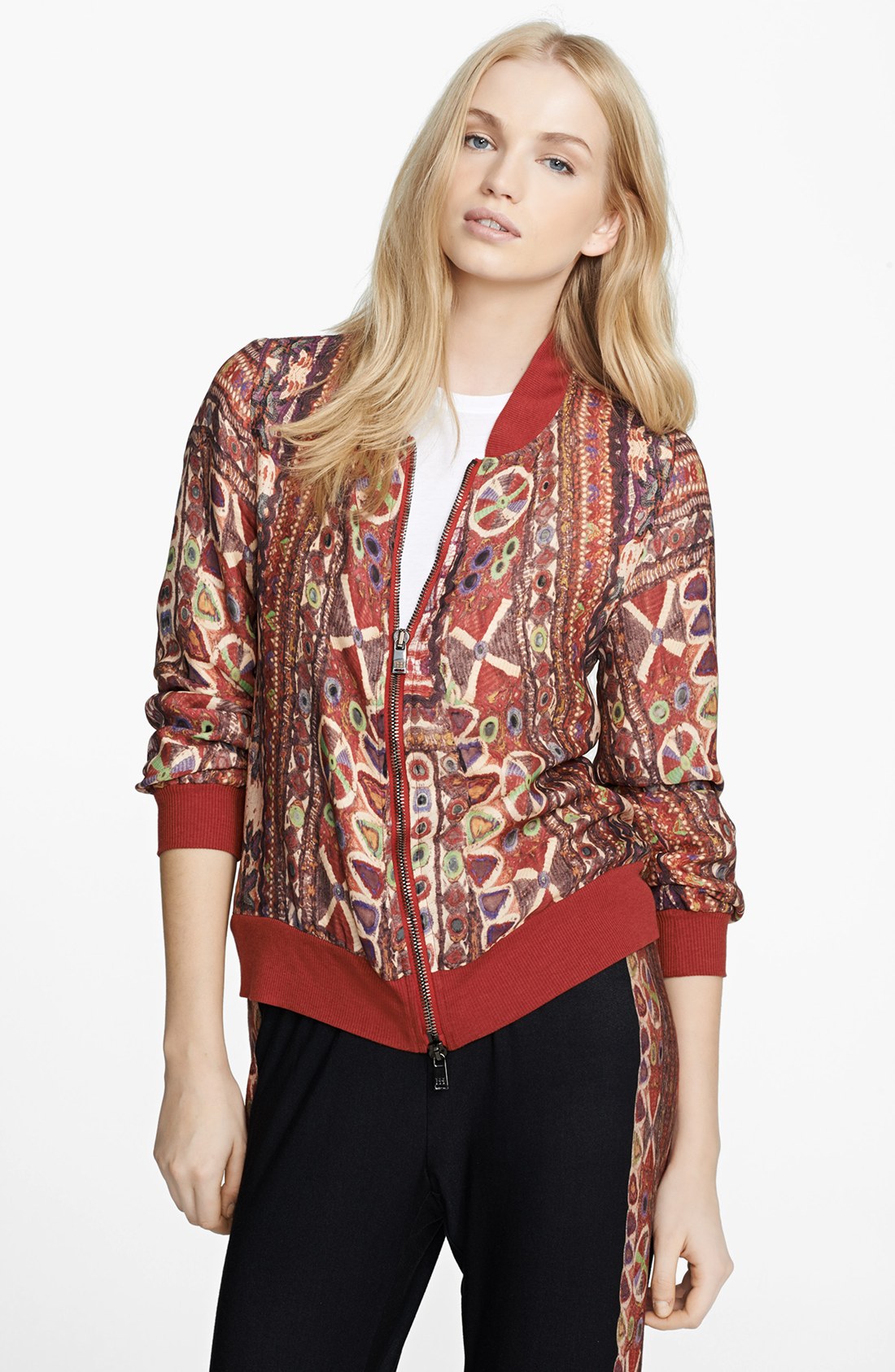 Haute Hippie Tapestry Bomber Jacket in Multicolor (Multi) Lyst