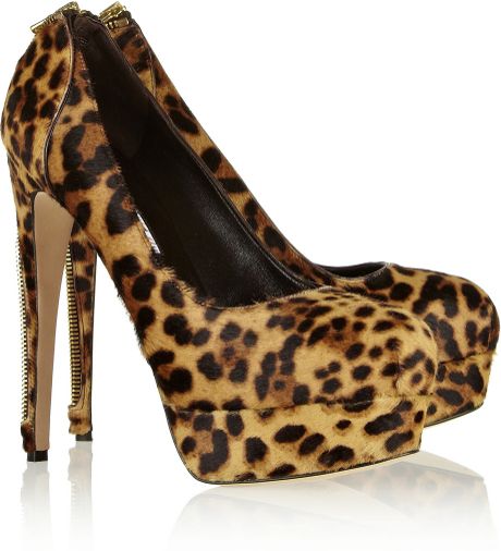 ... India Leopard-Print Calf Hair Pumps in Animal (Leopard print) | Lyst