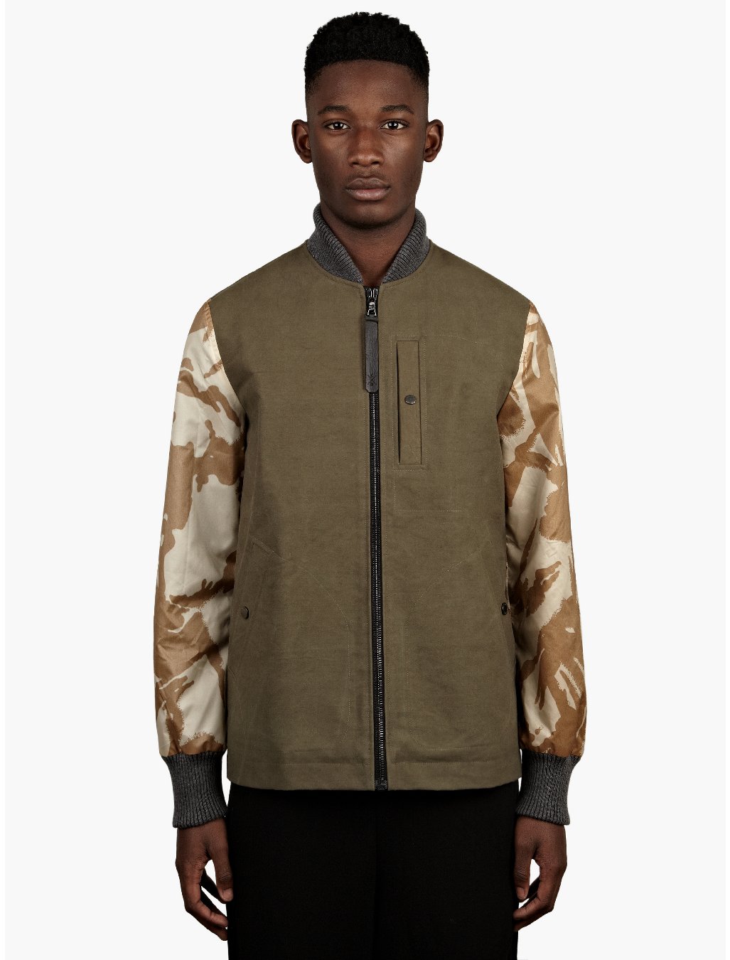 Christopher Raeburn Mens Khaki Remade Jacket in Khaki for Men Lyst