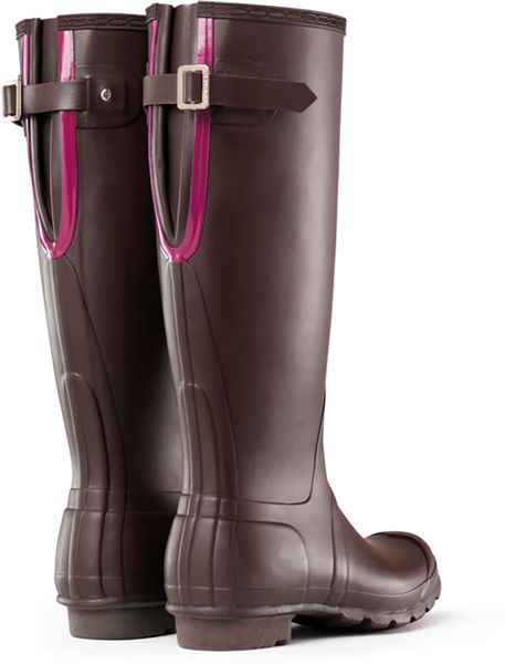hunter original back adjustable rain boots