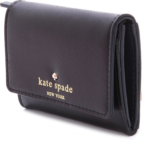 Kate Spade Cherry Lane Darla Wallet in Blue (Black) | Lyst