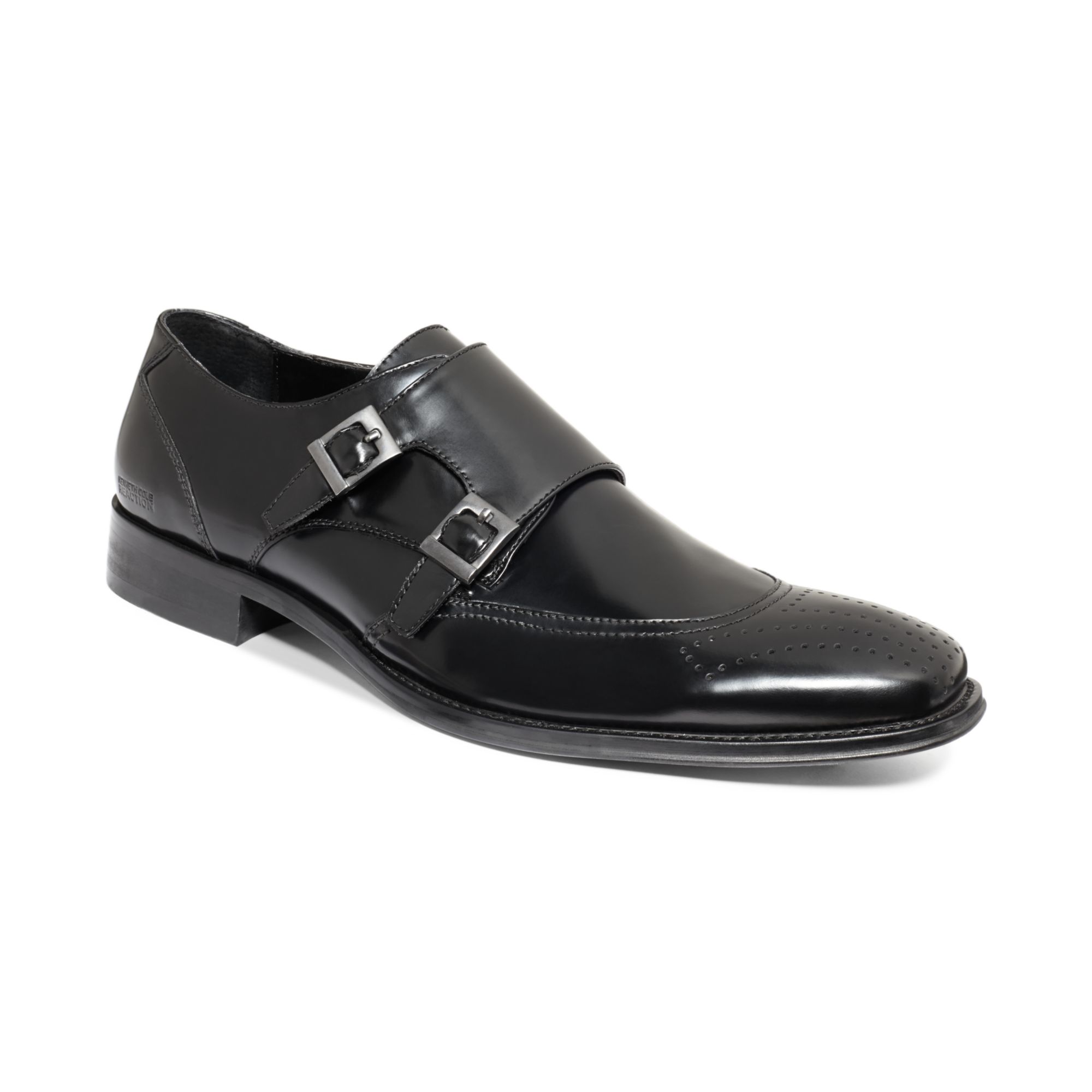men's cole haan monk strap shoes