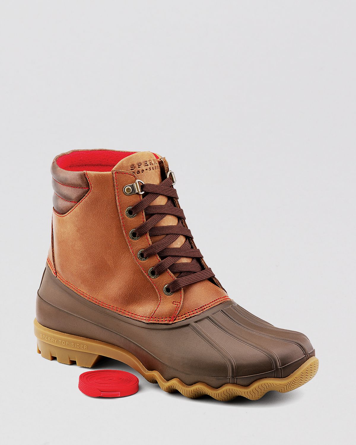 sperry brown boots