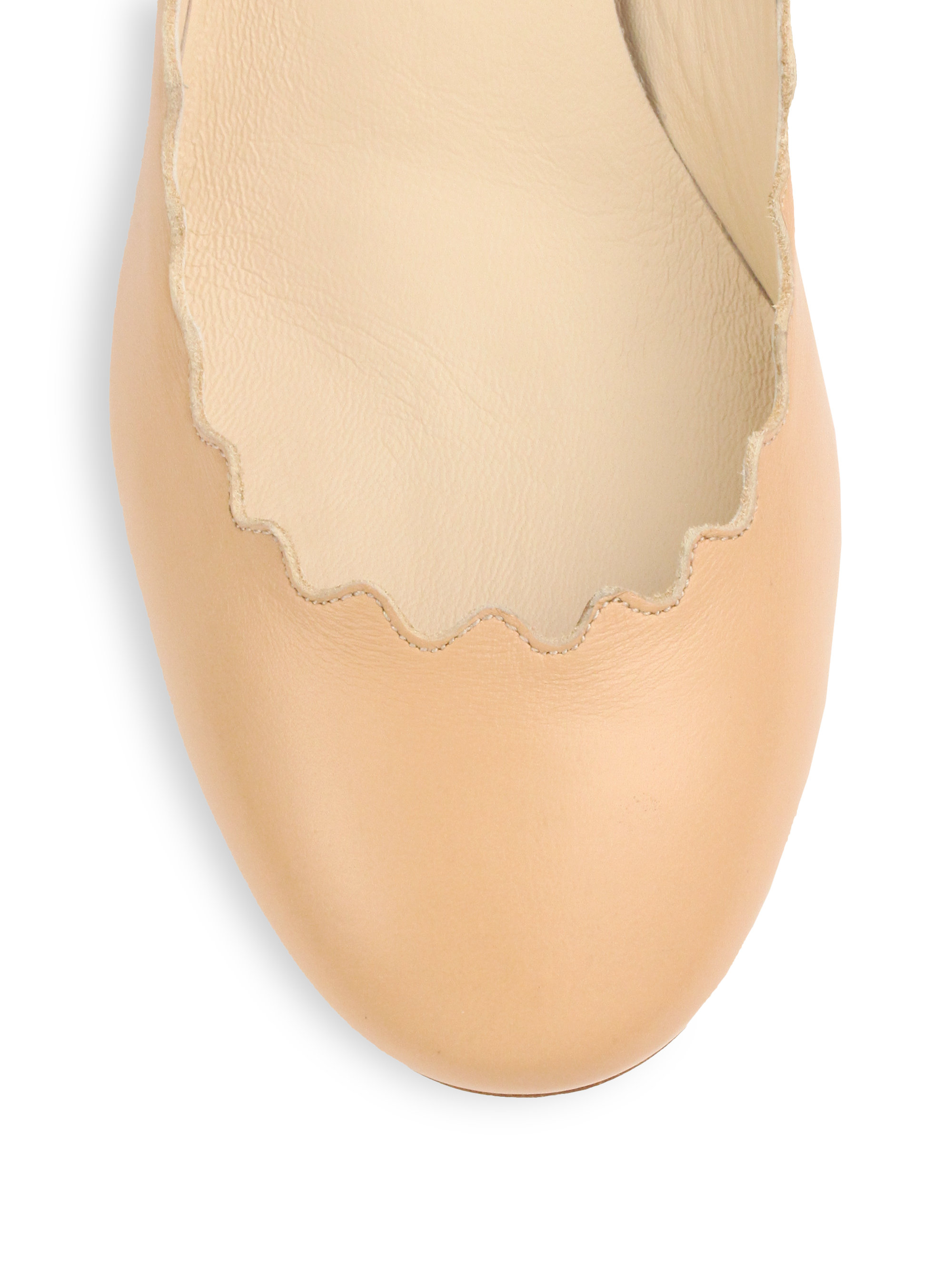 scalloped pumps