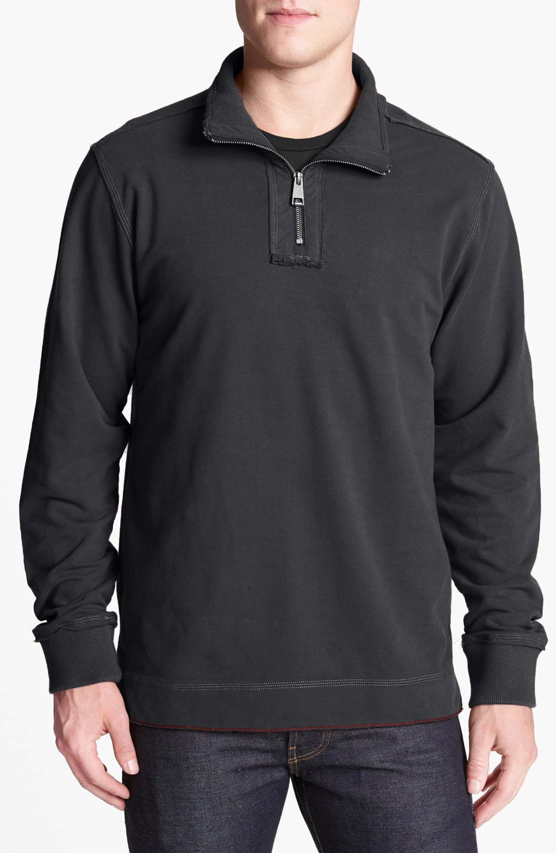 alo refresh mock neck sweatshirt