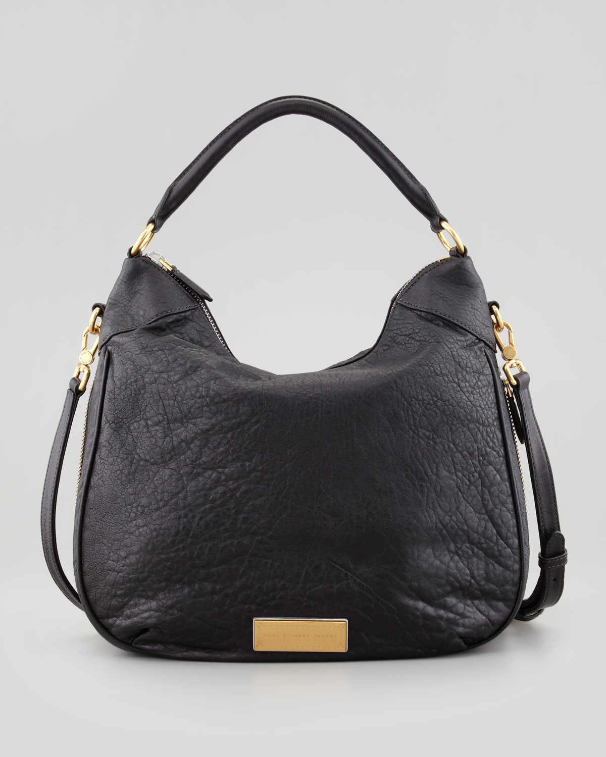 Marc By Marc Jacobs Washed Up Billy Hobo Bag in Black | Lyst